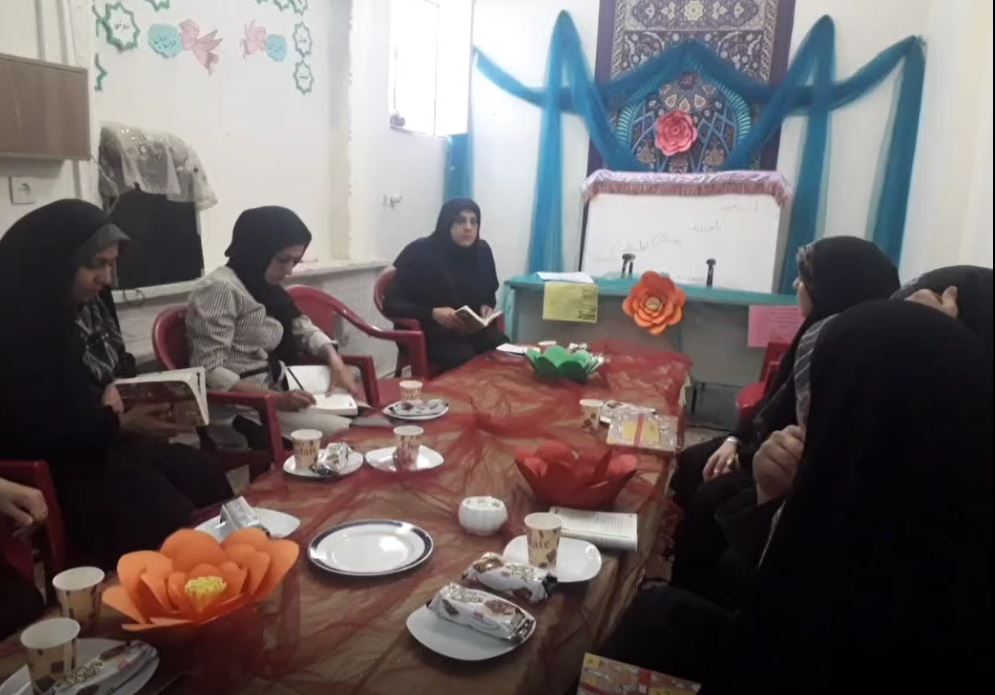 آخرین جلسه پاتوق کتاب در دبستان مهاد عسگریه