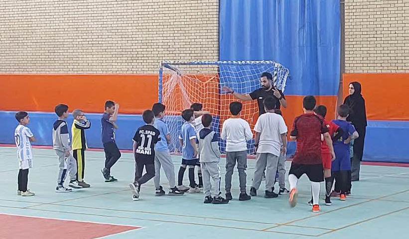 اولین روز ورزش گل پسرهای مهاد در سالن ورزشی